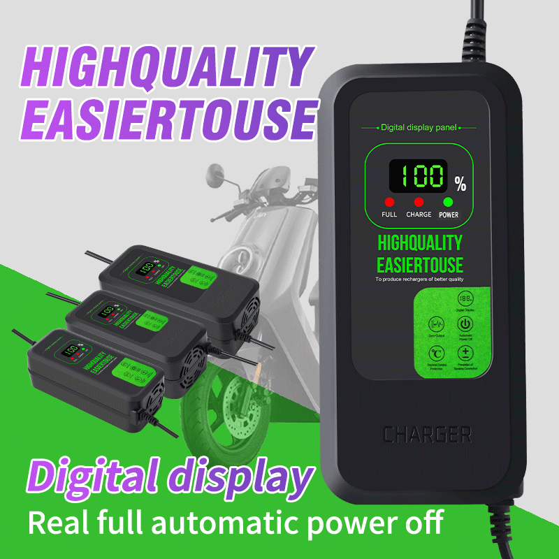 84V 20A Smart Charger - Chargeur de batterie au lithium nouvelle