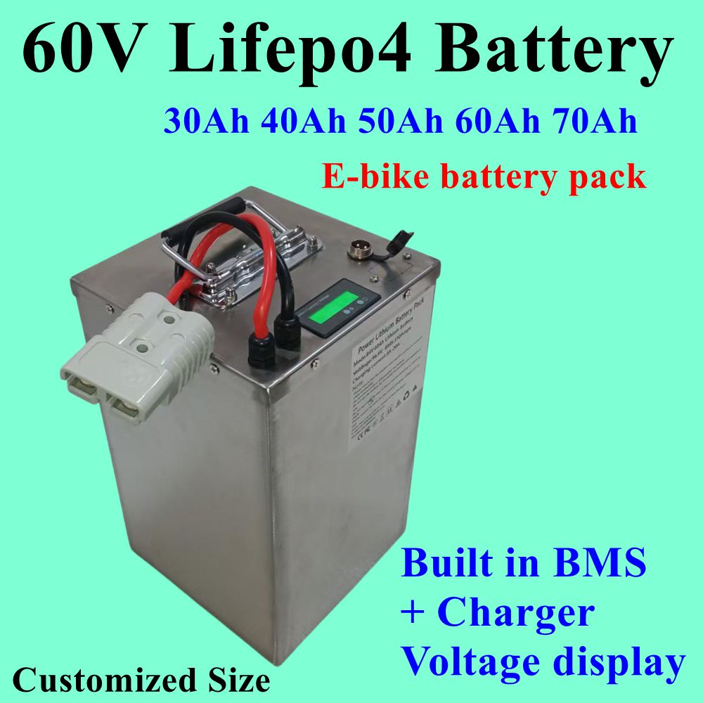 60V 50Ah Electric Scooter Battery - Batterie LiFePO4 60V 50Ah 60AH 70Ah