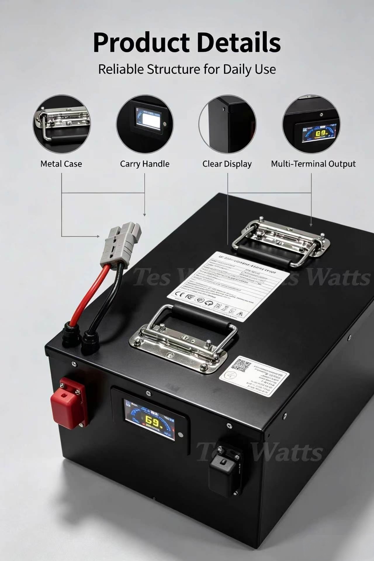 Pack de batteries lithium Life - 72V 40Ah Lifepo4 Battery Pack avis et prix