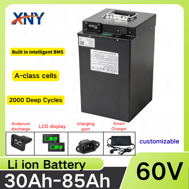 Batterie lithium-ion 60V 30Ah  - 72V 40Ah Lifepo4 Battery Pack avis et prix